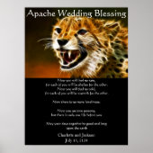 Poster Bénédiction du Mariage Apache (Devant)