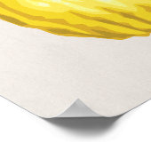 Poster Bénédiction en hébreu de Sukkot pour secouer Lulav (Coin)