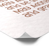 Poster Bénédiction Hébraïque pour la Chambre de Nursery d (Coin)