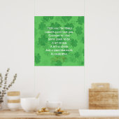 Poster Bénédiction Irlandaise - Quelqu'un à aimer (Cuisine)