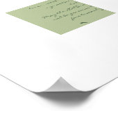 Poster Bénédiction irlandaise - un ange gardien toujours  (Coin)