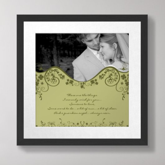 Poster Bénédiction irlandaise - un ange gardien toujours