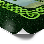 Poster Bénédiction irlandaise verte (Coin)