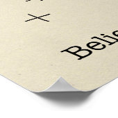 Poster Bénédiction positive (Coin)