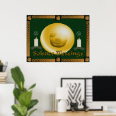 Poster Bénédiction solstice (Bureau à domicile)