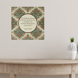 Poster Bénédiction Traditionnelle Élégante