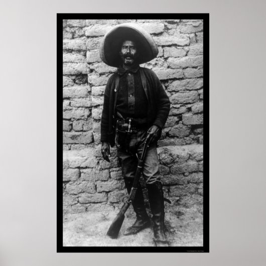 Poster Bénévolat Armée mexicaine 1909 (Devant)