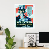 Poster Bénévoles et choisissez votre succursale (US02082) (Bureau à domicile)