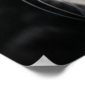 Poster Bengale brun bleu rare Photo de chat (Coin)