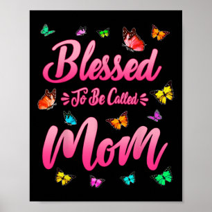 Poster Béni D'Être Appelé Maman Mignonne Fête Des Mères G