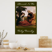 Poster béni est la famille sainte (Cuisine)