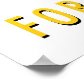 Poster Béni Pour 90 Ans (Coin)