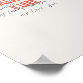 Poster Bénis-nous, Oh Seigneur, Grâce Avant Les Repas Pri (Coin)