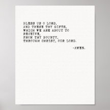 Bénis-nous, Oh Seigneur, Grâce Avant Les Repas Pri
