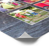 Poster Bénissez cette famille avec amour 32 Photo Collage (Coin)