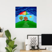 Poster Bénissez Cette Maison-Affiche de bénédiction pour (Bureau à domicile)