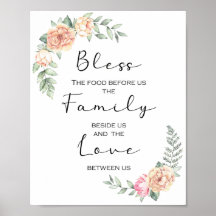 Bénissez la nourriture devant nous Prière de cuisi