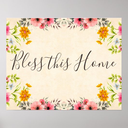 Poster Bénissez-vous cette maison (Devant)