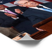 Poster Benjamin (Bibi) Netanyahu Intervient Avant Le Cong (Coin)