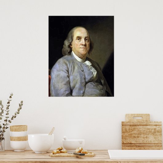 Poster Benjamin Franklin (Cuisine)