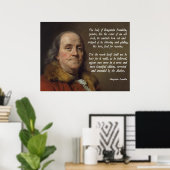 Poster Benjamin Franklin Heaven (Bureau à domicile)
