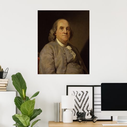 Poster BENJAMIN FRANKLIN par Joseph-Siffred Duplessis (Bureau à domicile)