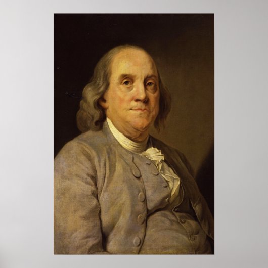 Poster Benjamin Franklin par Joseph Siffred Duplessis (Devant)