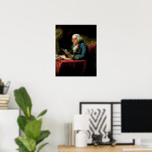 Poster Benjamin Franklin Portrait (Bureau à domicile)