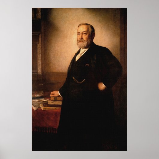 Poster BENJAMIN HARRISON Portrait par Eastman Johnson (Devant)