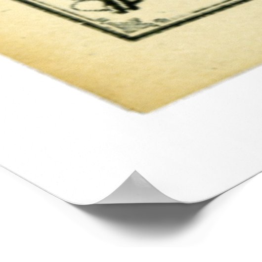 Poster Benjamin Harrison Signed Check du 30 juillet 1875 (Coin)