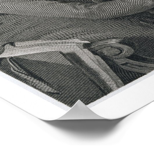 Poster Benjamin Rush, gravée par Richard W. Dodson (1812) (Coin)