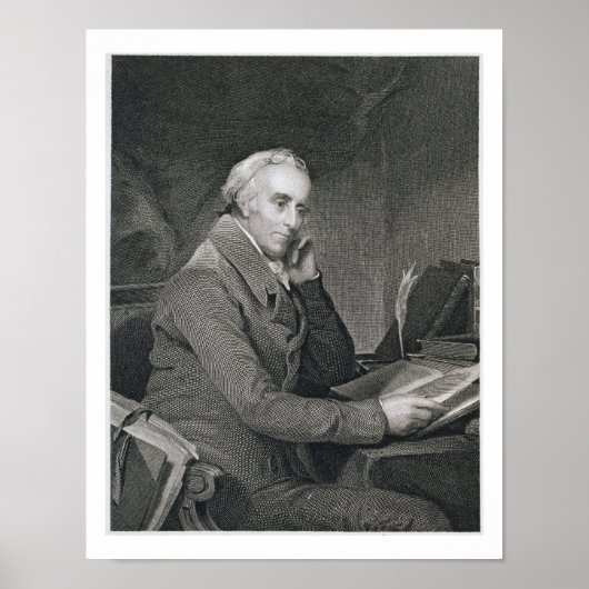 Poster Benjamin Rush, gravée par Richard W. Dodson (1812) (Devant)