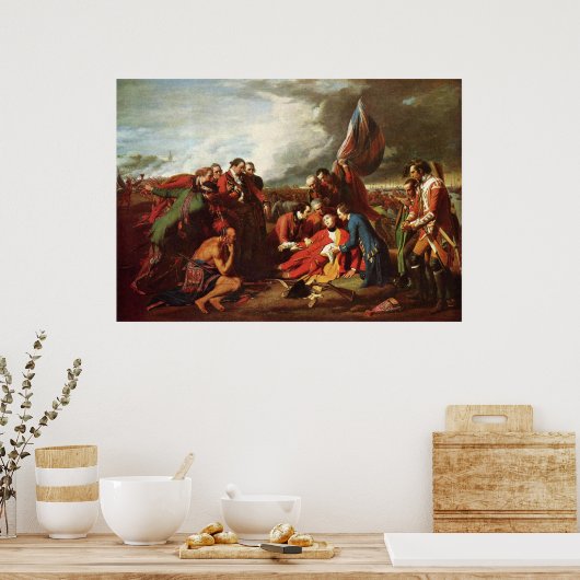 Poster Benjamin West Décès Du Général Wolfe (Cuisine)