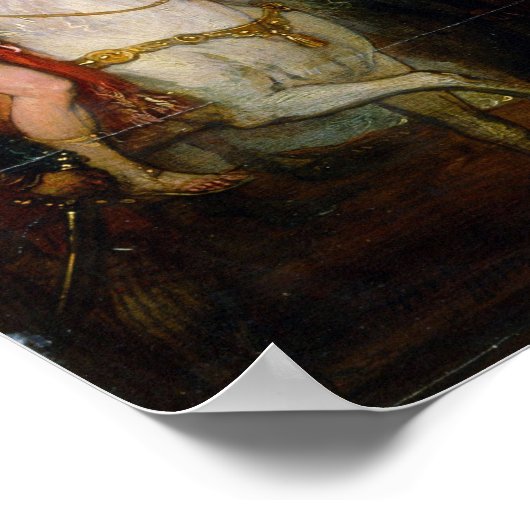 Poster Benjamin West Joshua Traversant le Jourdain (Coin)