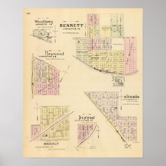 Poster Bennett, Nebraska (Devant)