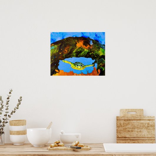 Poster Benny La Tortue (Cuisine)