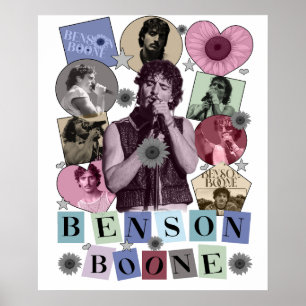Poster Benson Boone Musique Cœur Américain