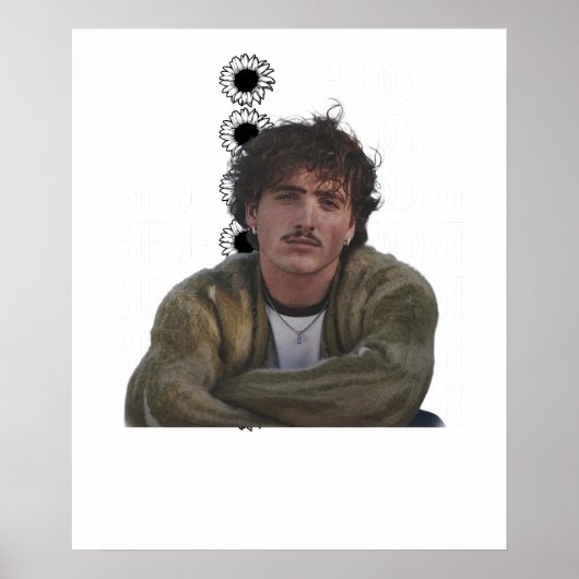 Poster Benson Boone vintage (Devant)