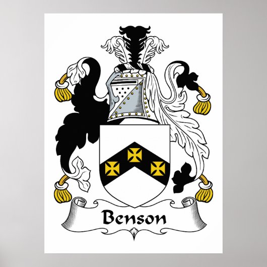 Poster Benson Famille Crest (Devant)