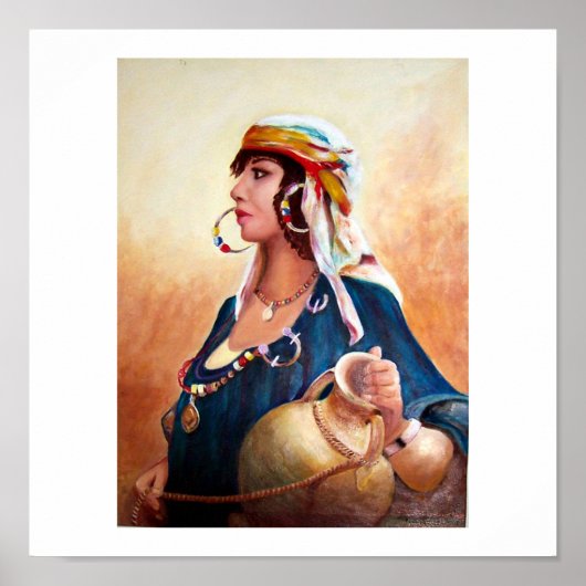 poster "Berber Woman" (11 x 11 inch) (Voorkant)