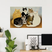 Poster Berceau de chat (Bureau à domicile)