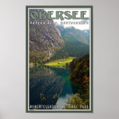 Poster Berchtesgaden - Obersee (Devant)