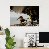 Poster Berets verts de l'armée (Bureau à domicile)