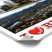 Poster Bergen - Norge - I Love - (Coin)