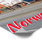 Poster Bergen, Norvège (Coin)