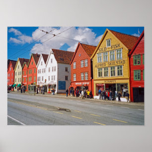 Poster Bergen, Norway
