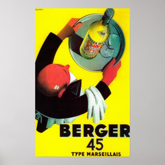 Poster Berger 45 PosterEurope Vintage (Devant)