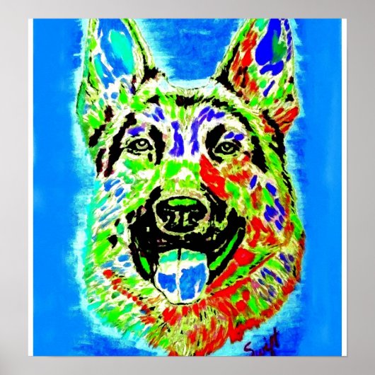 Poster Berger Allemand (Devant)