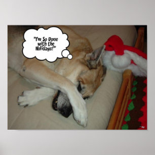 Poster Berger allemand de Noël