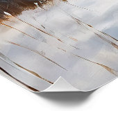 Poster Berger Allemand Laisser Neige Noël (Coin)